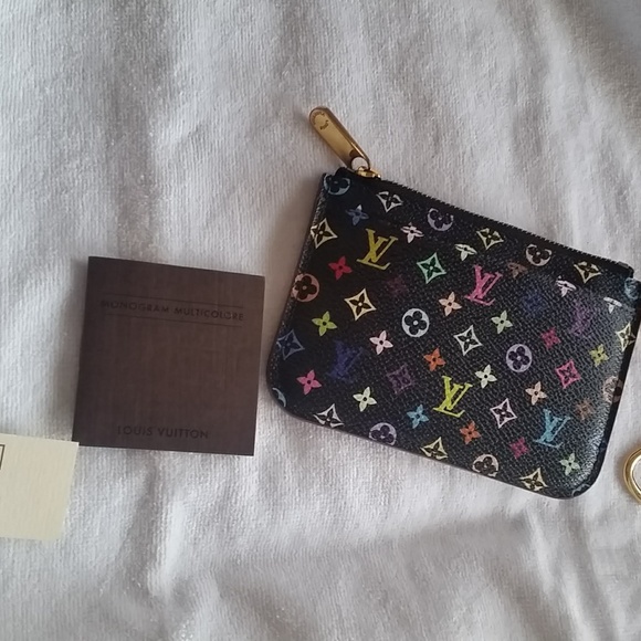 lv multicolor key pouch